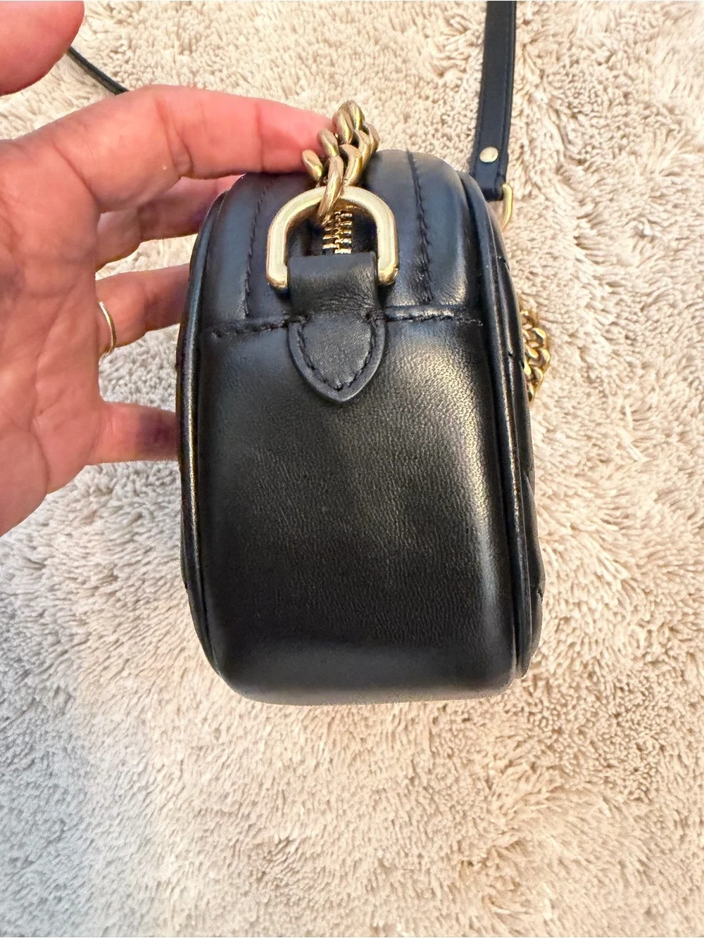 Tory Burch Kira Chevron camera bag
